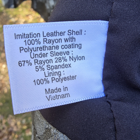 Lane Bryant Gray White Floral Vegan Leather Zip Pockets Moto Jacket Womens 18/20 - Picture 2 of 5